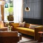 Valencia Gold Velvet Sofa, thumbnail 1 of 9