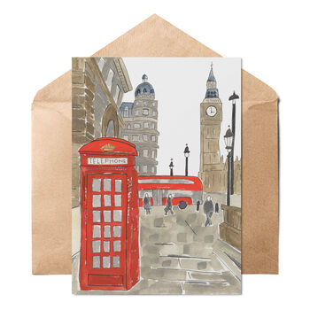 Classic London Greeting Card, 2 of 4