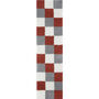The Rugs Geometric Shaggy Rug Terra Checkered Rug, thumbnail 3 of 12