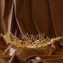 Handmade Luxury Gold Brass Branch Bowl, thumbnail 1 of 2