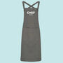 Personalised Chef Cotton Canvas Cross Back Apron, thumbnail 5 of 9