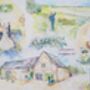 Personalised Wedding Venue Watercolour Painting, thumbnail 3 of 12