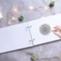 Personalised Wooden Sketchbook Floral Feather, thumbnail 3 of 10