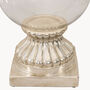 Extra Large Scallop Hurricane In Silver Finish, thumbnail 2 of 3
