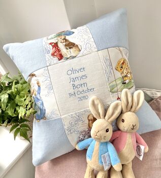Patchwork Beatrix Potter© Name And Date, 4 of 9