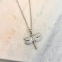 Delicate Dragonfly Pendant Necklace, thumbnail 3 of 3