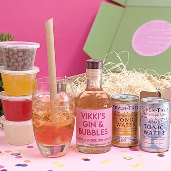 Personalised Bubble Tea Gin And Tonic, 2 of 6