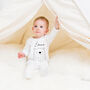 Personalised New Baby Babygrow Bear, thumbnail 1 of 5