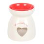 All You Need Is Love Heart Oil Burner, thumbnail 2 of 3