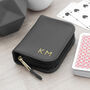 Personalised Luxury Soft Leather Playing Cards Case, thumbnail 1 of 6