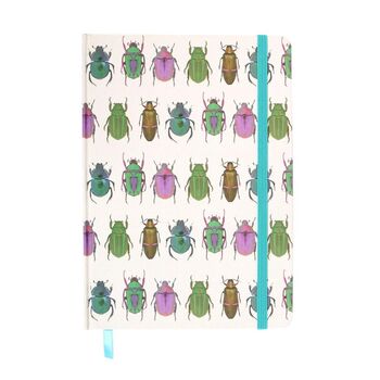 Beetle Print A5 Notebook, 3 of 4