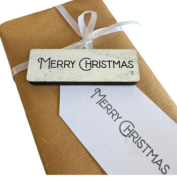 Merry Christmas Large Rubber Stamp For Crafting, 2 of 6
