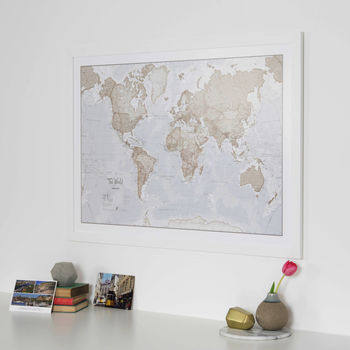 Map Of The World Art Print, 8 of 11