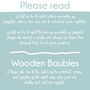Man City Christmas Wooden Bauble, Football Xmas Gift, thumbnail 2 of 2