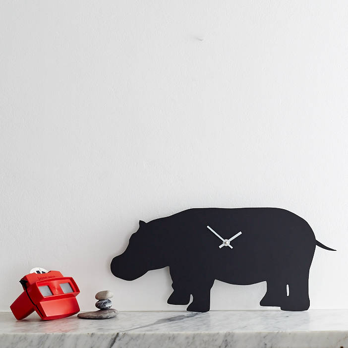 Hippo Clock With Wagging Tail, 1 of 4
