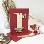 Card And Decoration Personalised 1st Christmas 2022, thumbnail 1 of 10