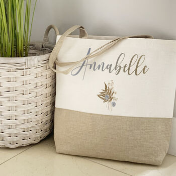 Personalised Large Tote Bag, 2 of 8