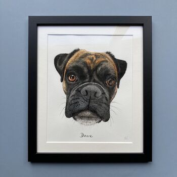 Personalised Original Watercolour Pet Portrait, 12 of 12