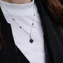 Dendrite Opal Sterling Silver Necklace, thumbnail 1 of 5