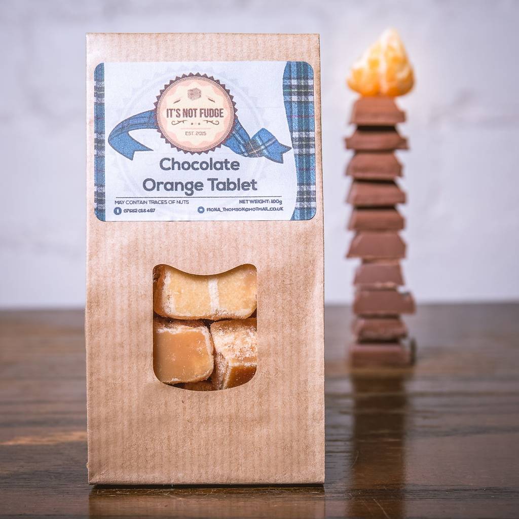 Three Packs Of Scottish Tablet In A Choice Of Flavours By It's Not