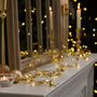 Golden Leaves String Garland With Lights, thumbnail 1 of 4