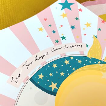 Personalised 'You Are The Sun, Moon And Stars' Print, 4 of 8