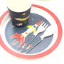Space Astronaut Dinner Set With Personalised Bag, thumbnail 3 of 4