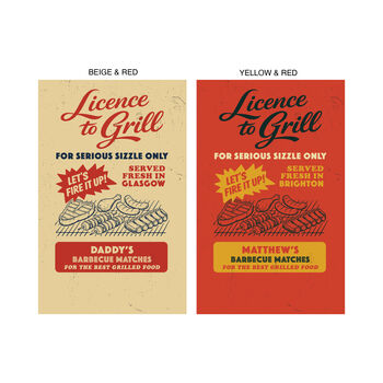 Personalised Wooden BBQ Matches, 2 of 4