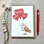 Barn Owl Mother's Day Card, thumbnail 1 of 2