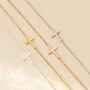 Sideways Cross Necklace, thumbnail 7 of 8