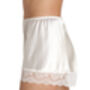 Lace French Knicker In Ivory Satin Bride Gift, thumbnail 2 of 3