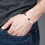 Sterling Silver Personalised Men's Bracelet, thumbnail 10 of 10