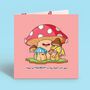 Mushroom Card | Cute Greetings Card, thumbnail 1 of 4