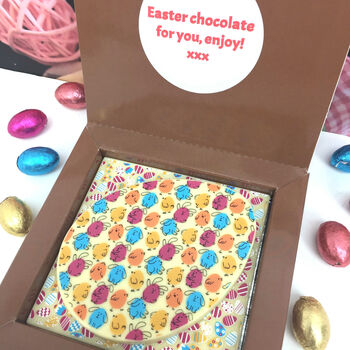Personalised Message White Chocolate Easter Egg, 3 of 5