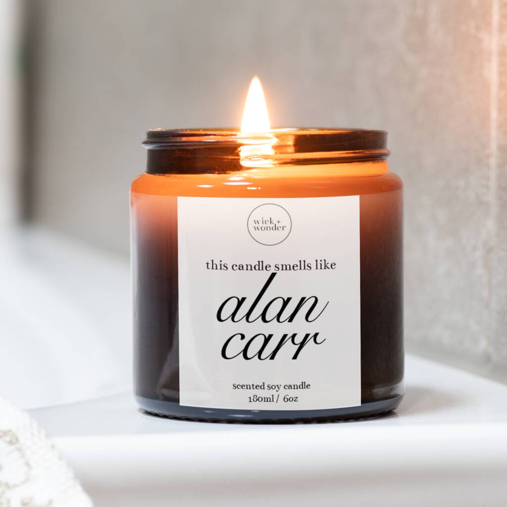 Alan Carr Candle With Matches, Funny Traitors Gifts, 1 of 12