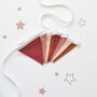 Ruby And Neutral Boho Bunting, thumbnail 2 of 4