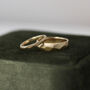 Geometric Faceted 9ct/18ct Gold Ring, thumbnail 1 of 9