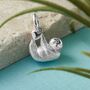 Sloth Silver Bracelet Charm Or Necklace, thumbnail 2 of 9
