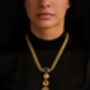 Lana Palm Motif Jewelry Set, thumbnail 1 of 8