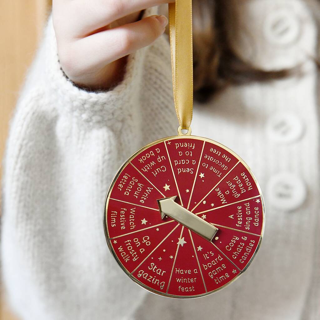 12 Days Of Advent Ideas Spinning Christmas Decoration, 1 of 11