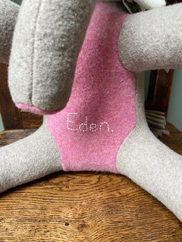 Large Soft Toy Elephant Handmade And Personalised, 3 of 6