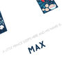 Personalised Baby Boy Happiness Initial Print, thumbnail 5 of 6