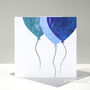 Blue Balloons Birthday Card, thumbnail 5 of 10