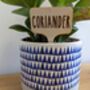 Five Personalized Plant Marker Garden Herb Marker Tags, thumbnail 4 of 12