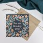You Are Blooming Lovely, Blank Notelet Card, thumbnail 6 of 7