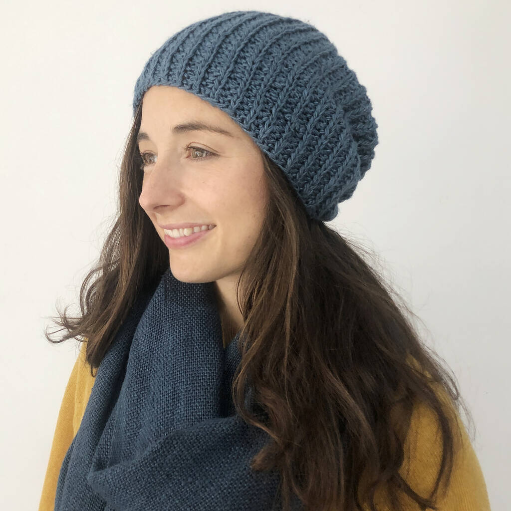 Fair Trade Eco Unisex Vegan Banana Slouch Beanie Hat By AURA QUE
