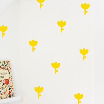 Tulip Flower Wall Stickers, 3 of 5