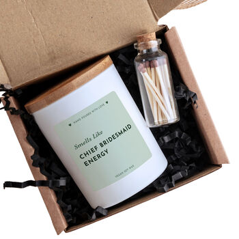 Chief Bridesmaid Energy Soy Wax Candle, 3 of 6