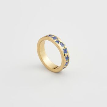 Blue Forget Me Not Ring, 2 of 5