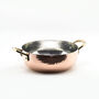 Hammered Solid Copper Cooking Pan, Tin Lined Inside, thumbnail 2 of 6